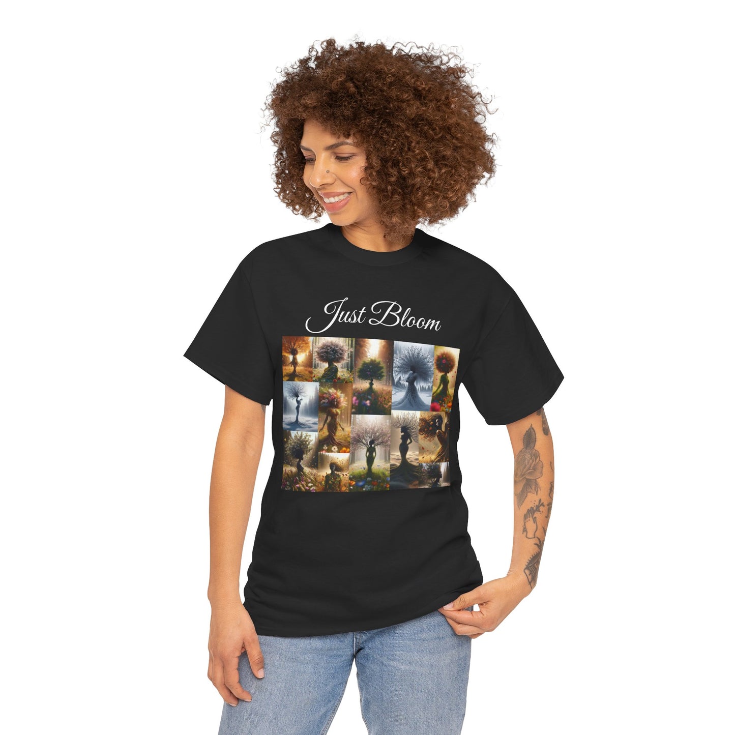 Just Bloom Seasons Of You Heavy Cotton T-Shirt