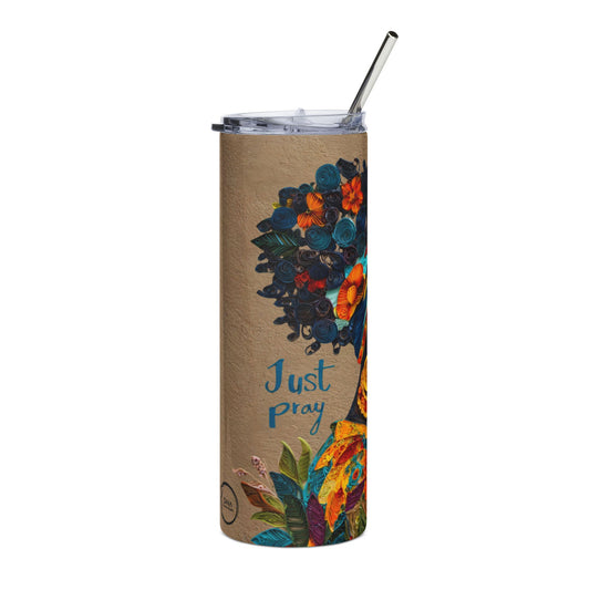 Just Pray 20oz Stainless Tumbler - Option 1