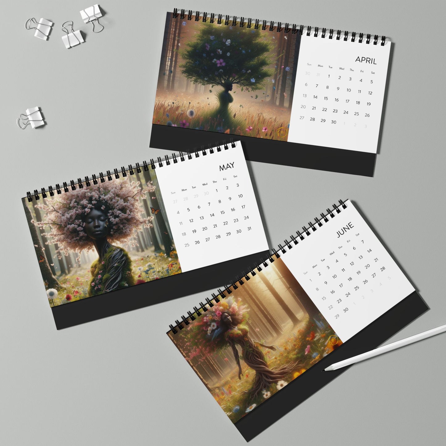 Just Bloom 2025 Desktop Calendar