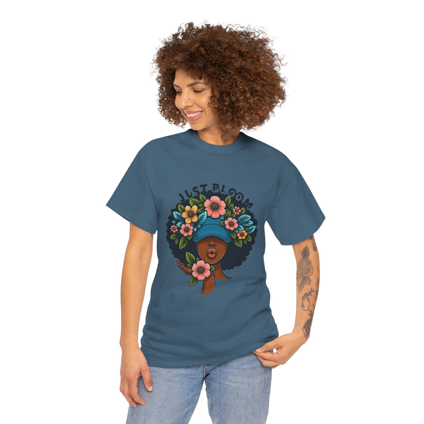 Just Bloom Don’t Cap Heavy Cotton T-Shirt