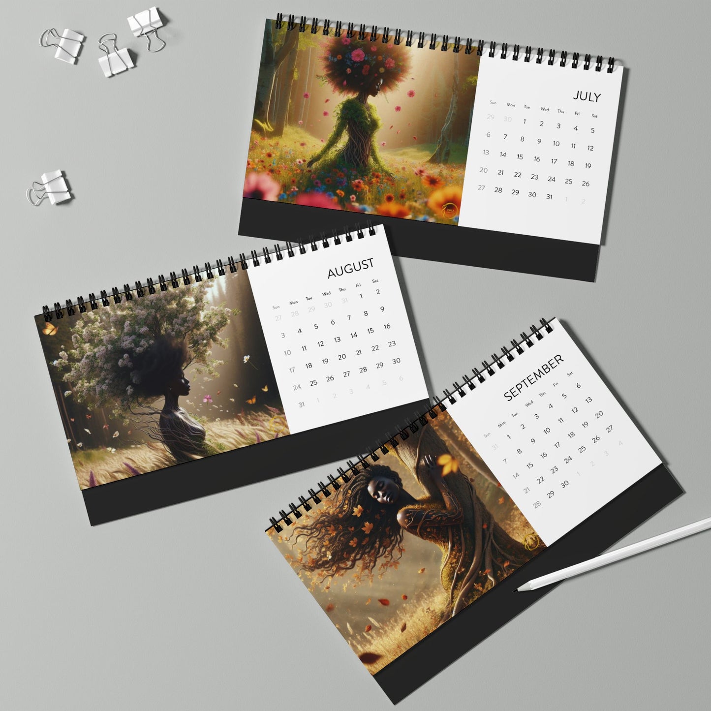 Just Bloom 2025 Desktop Calendar