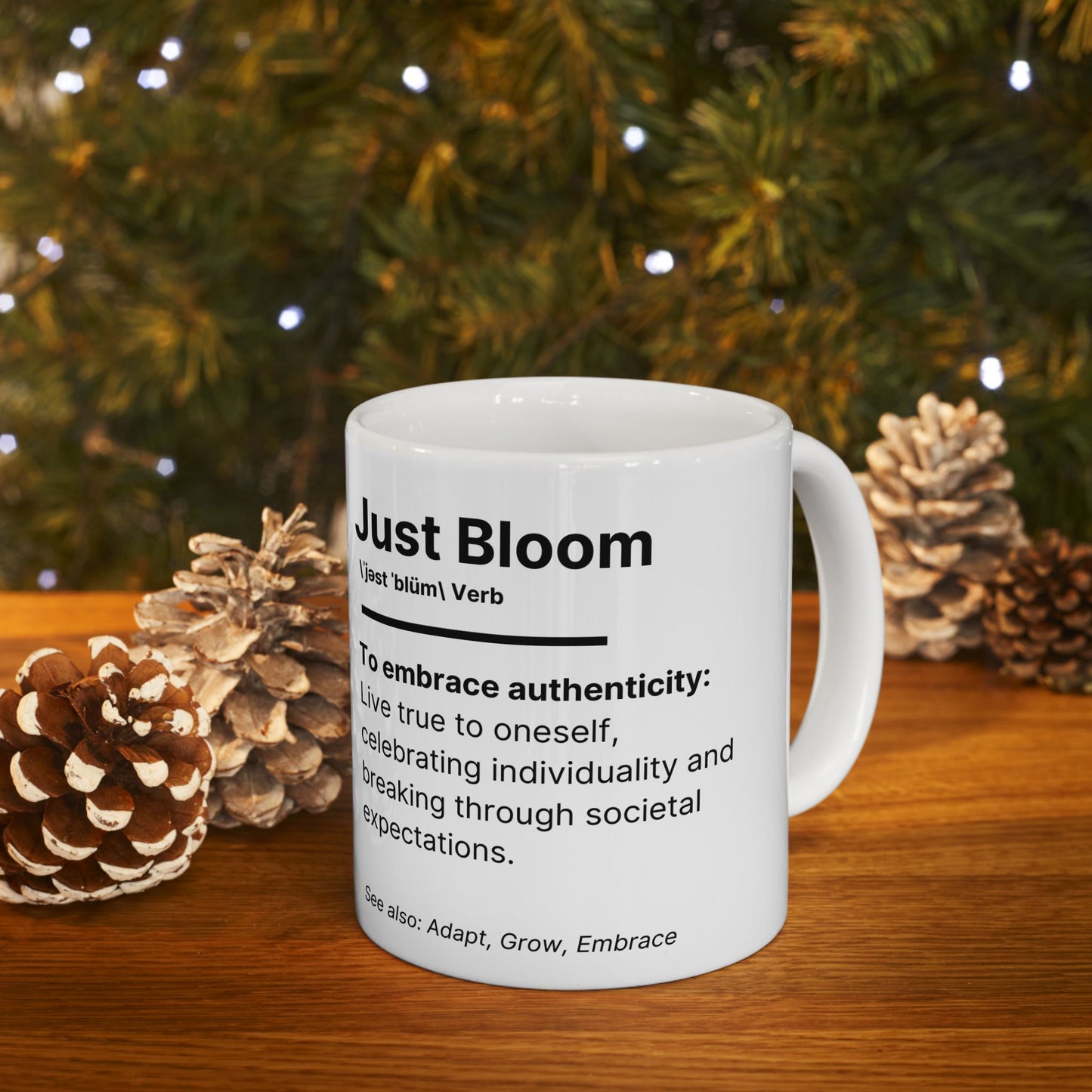 Just Bloom Ceramic Embrace Mug, (11oz)