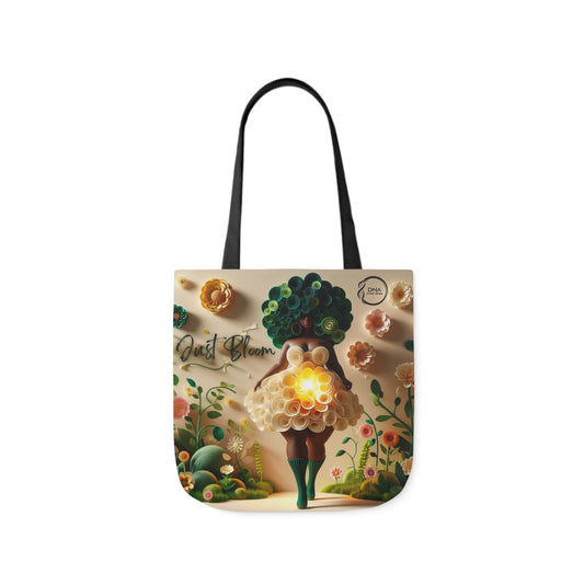 Just Bloom Canvas Tote, Option 2