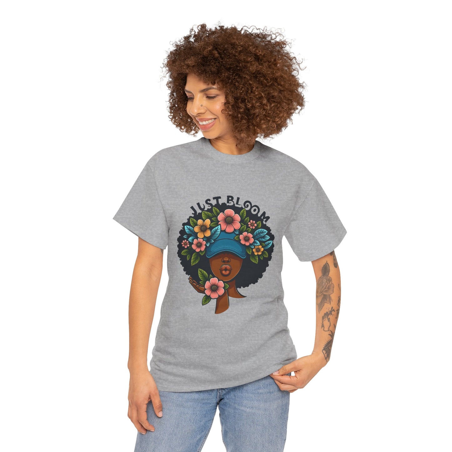 Just Bloom Don’t Cap Heavy Cotton T-Shirt