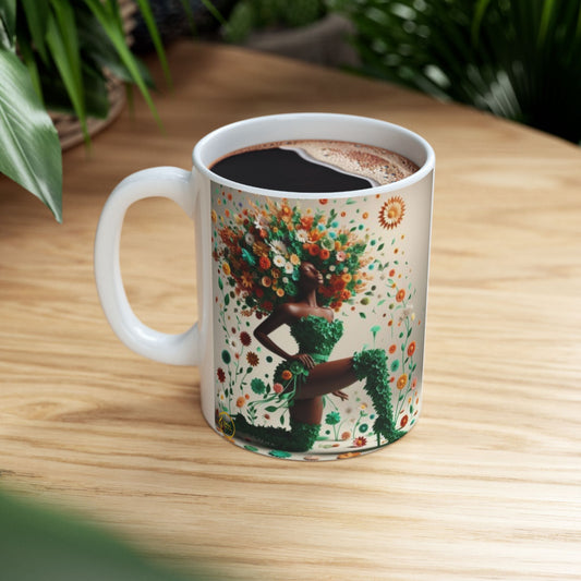 Just Bloom Ceramic Persist Mug, (11oz)