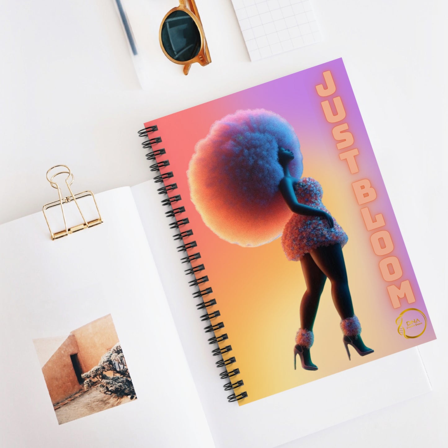 Just Bloom Spiral Notebook