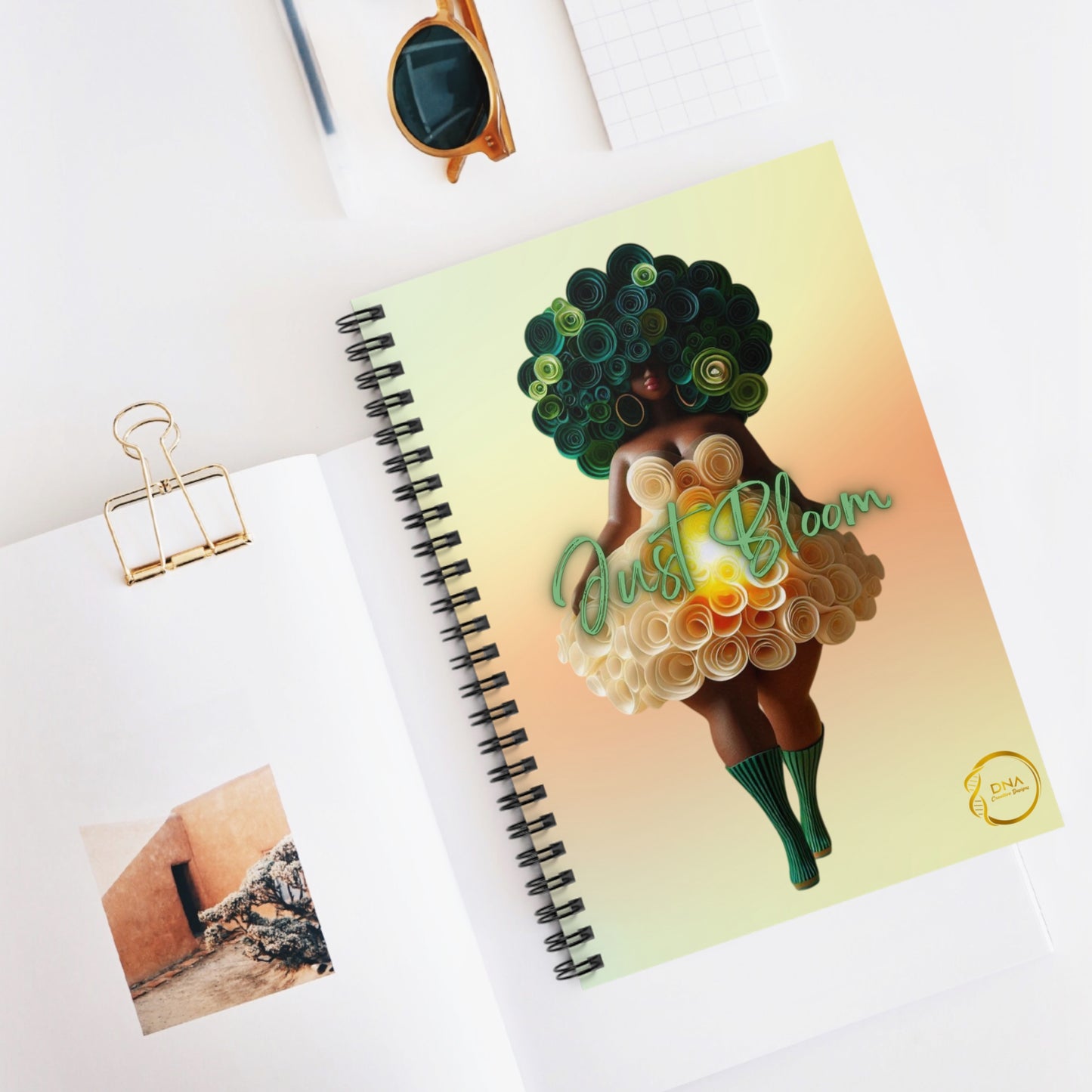 Just Bloom Spiral Notebook