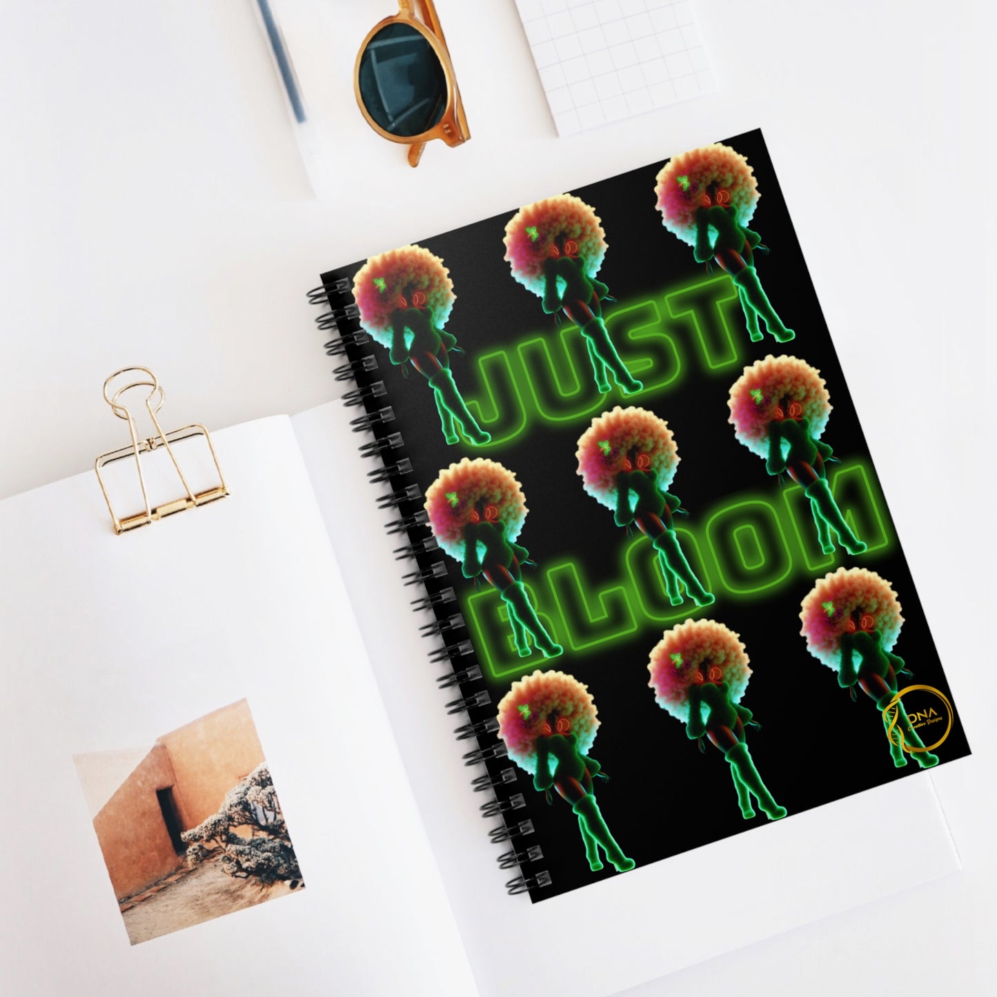 Just Bloom Spiral Notebook