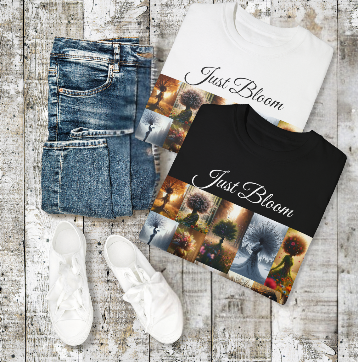Just Bloom Seasons Of You Heavy Cotton T-Shirt