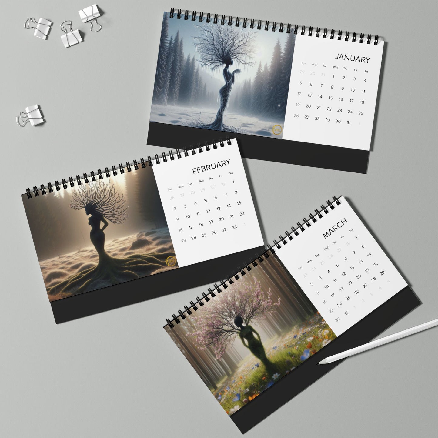 Just Bloom 2025 Desktop Calendar