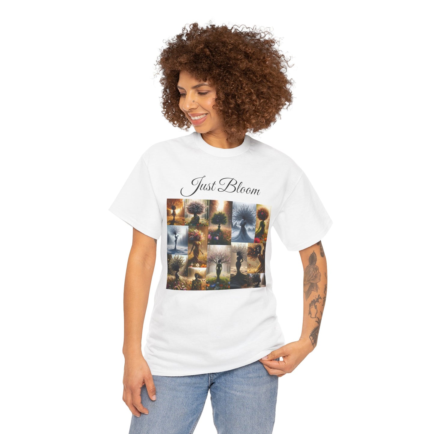 Just Bloom Seasons Of You Heavy Cotton T-Shirt