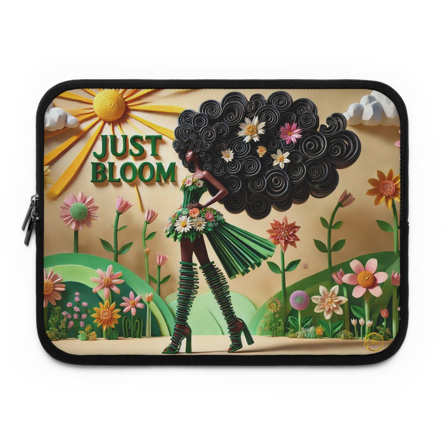 Just Bloom Laptop Sleeve - Pattern II