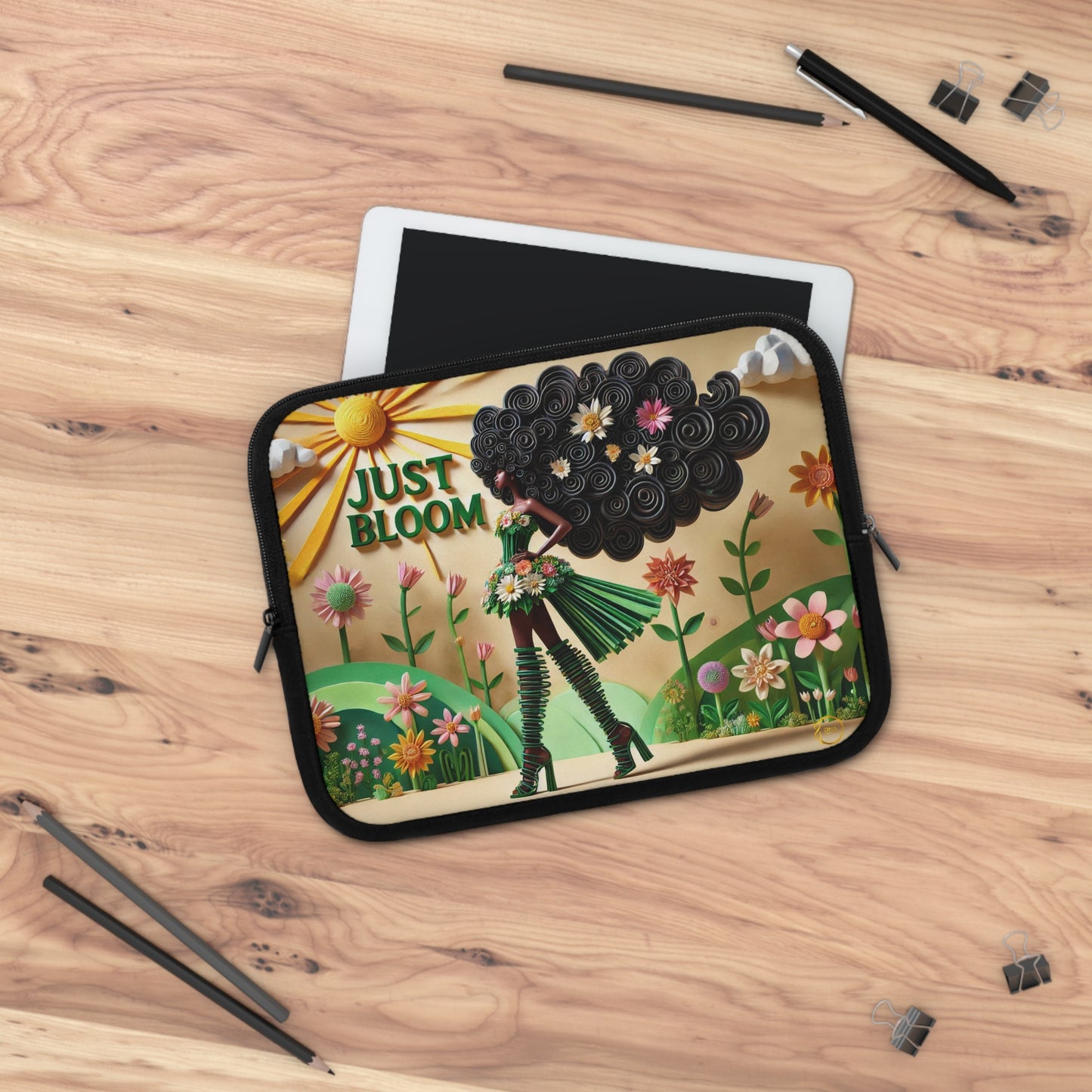 Just Bloom Laptop Sleeve - Pattern II
