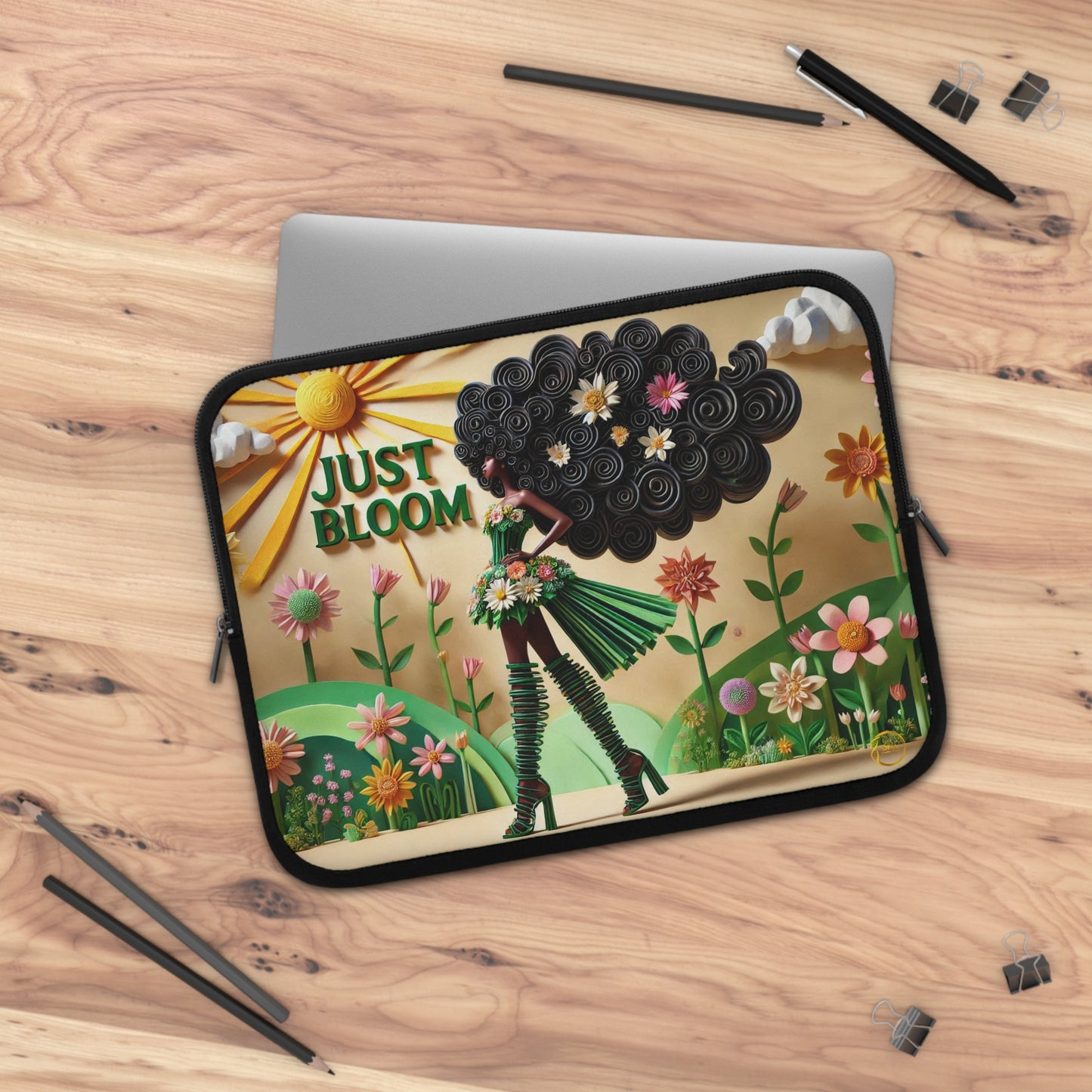 Just Bloom Laptop Sleeve - Pattern II
