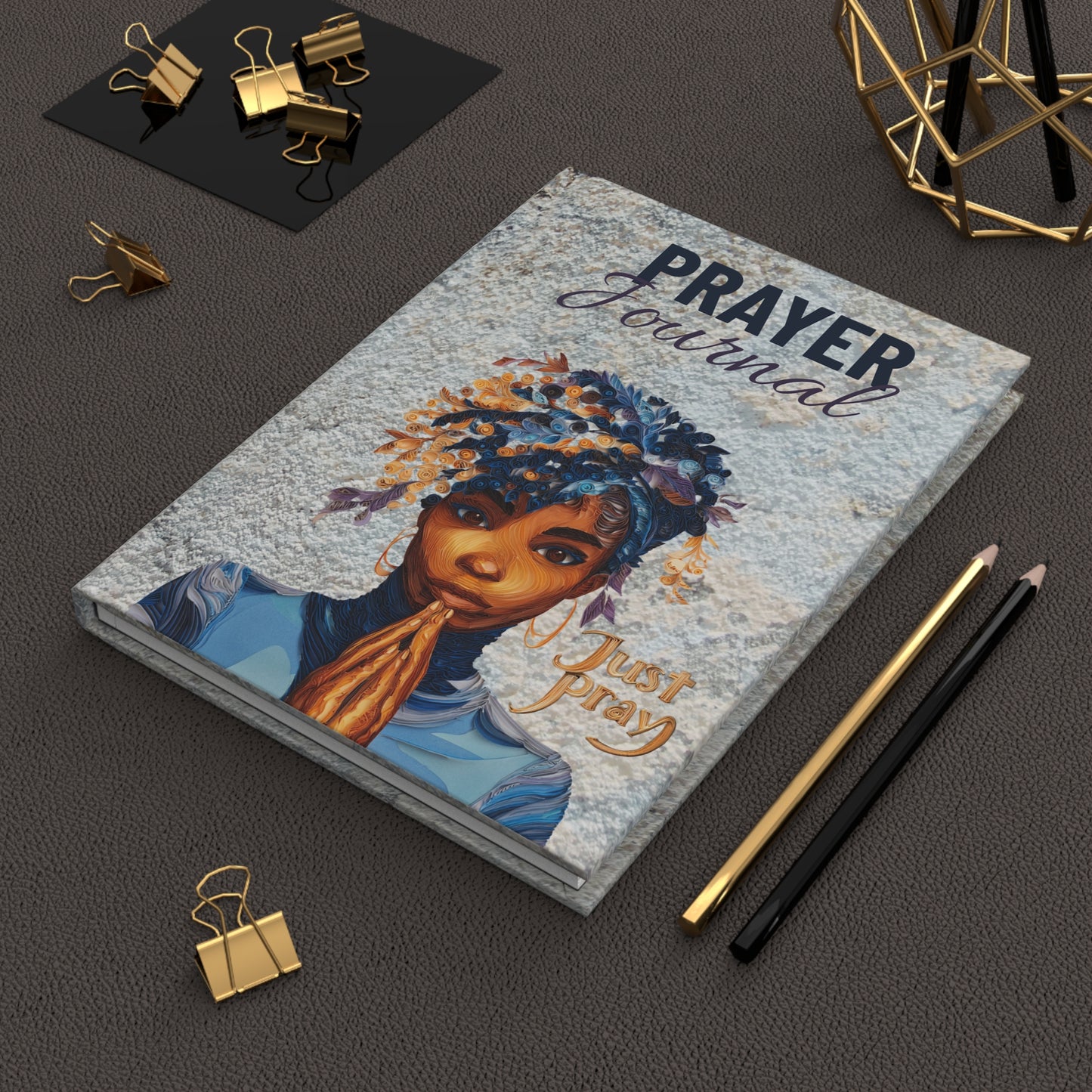 Just Pray Hard Cover Prayer Journal - Invincible