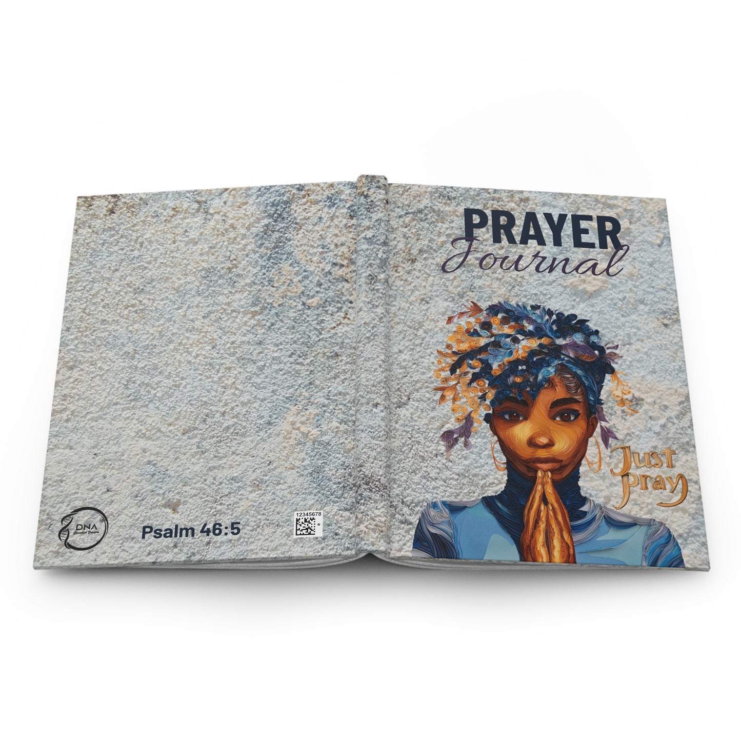 Just Pray Hard Cover Prayer Journal - Invincible