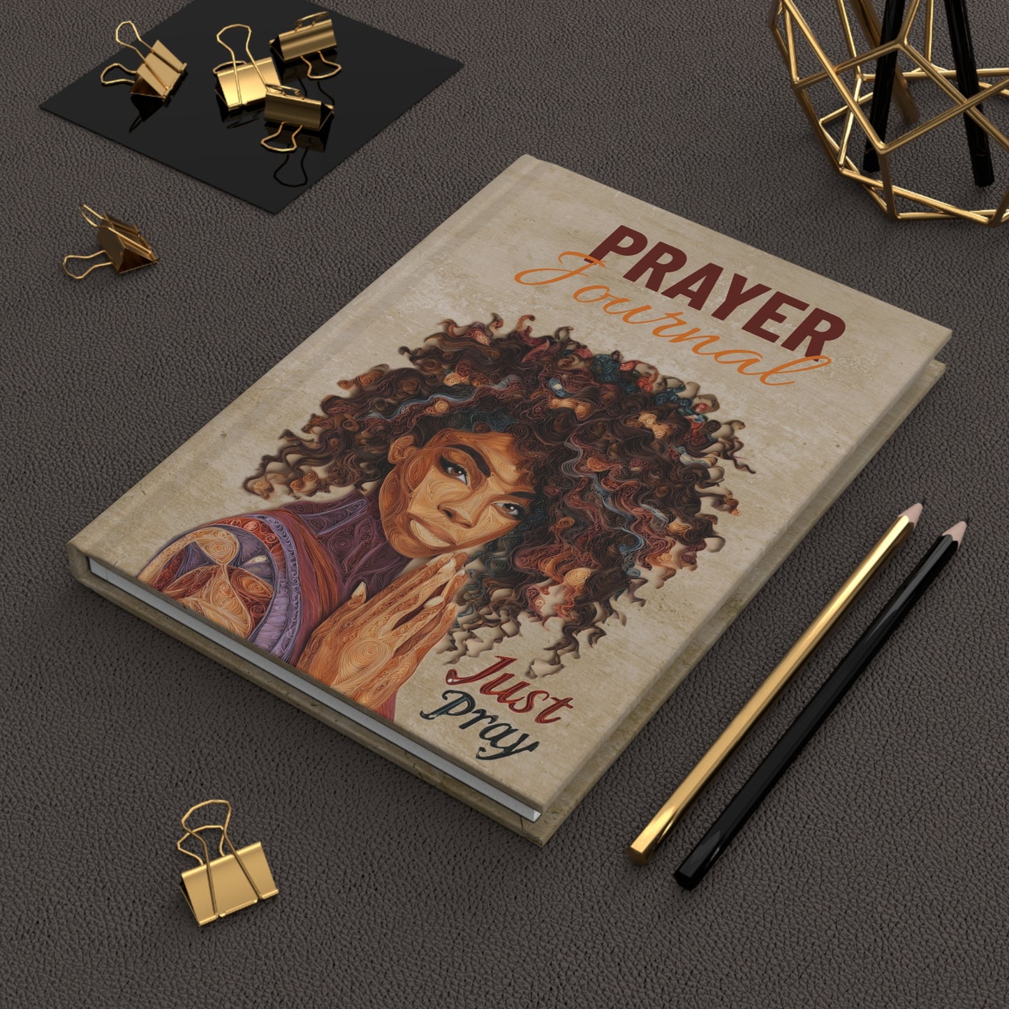 Just Pray Hard Cover Prayer Journal - Protected