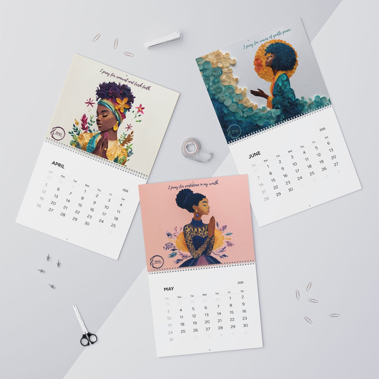 Just Pray 2026 Wall Calendar