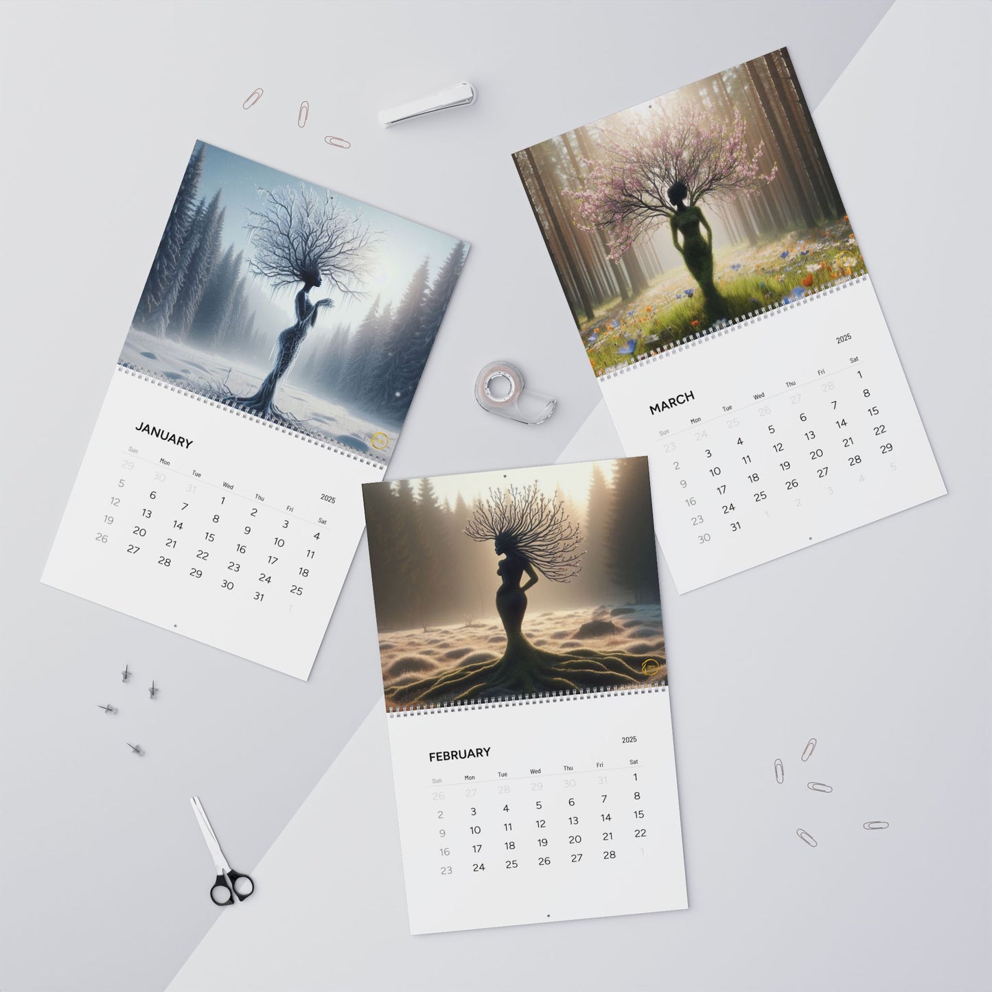 Just Bloom 2025 Wall Calendar