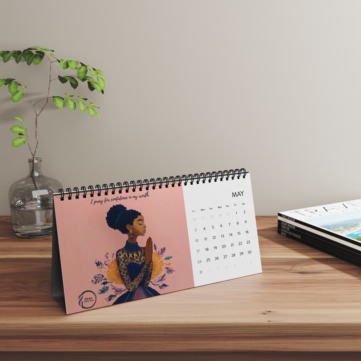 Just Pray 2026 Desktop Calendar