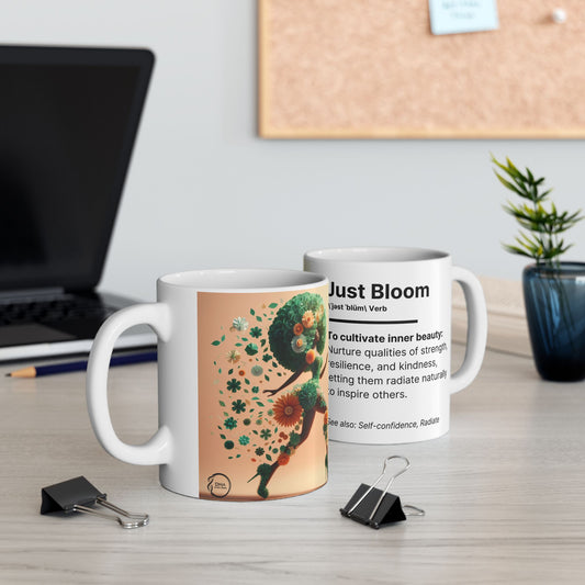 Just Bloom Ceramic Cultivate Mug, (11oz)