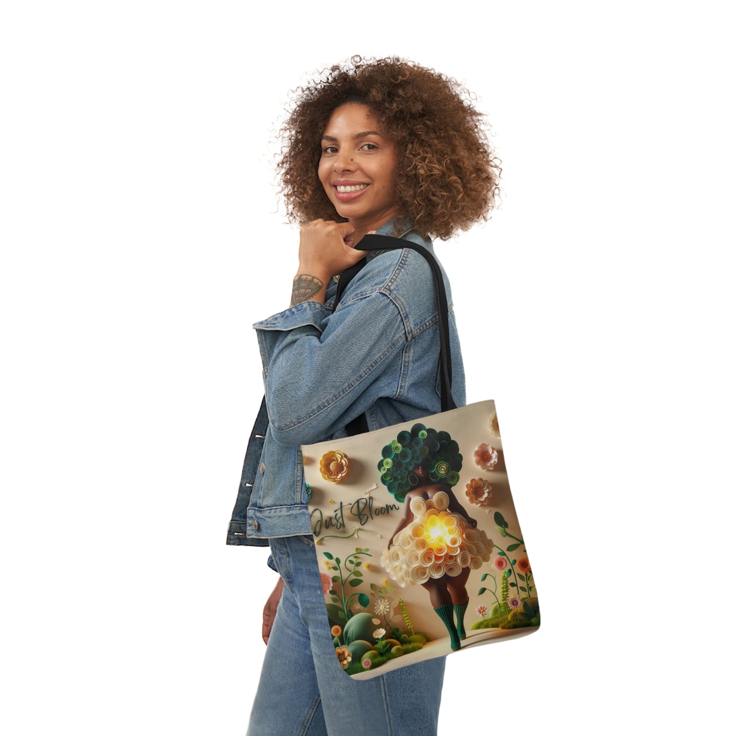 Just Bloom Canvas Tote, Option 2