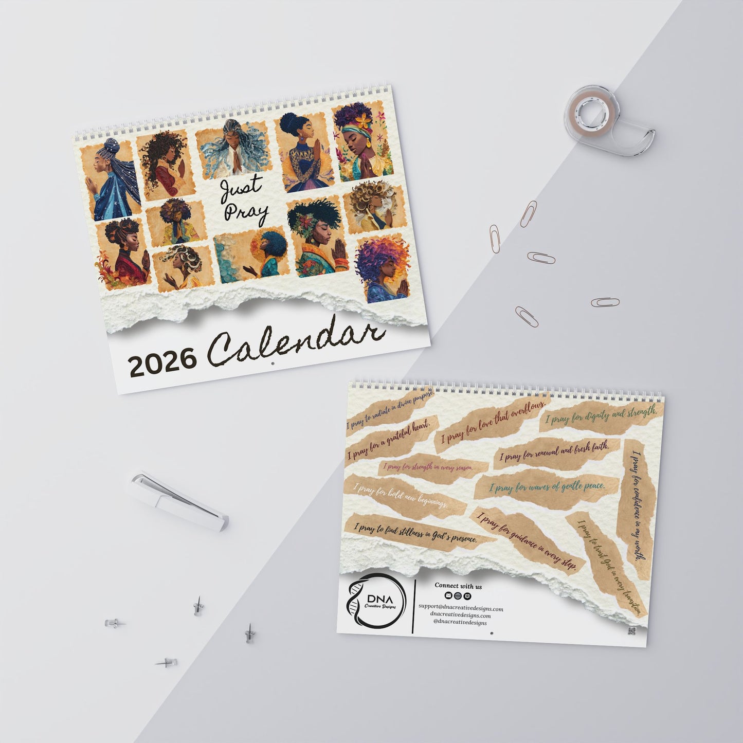 Just Pray 2026 Wall Calendar