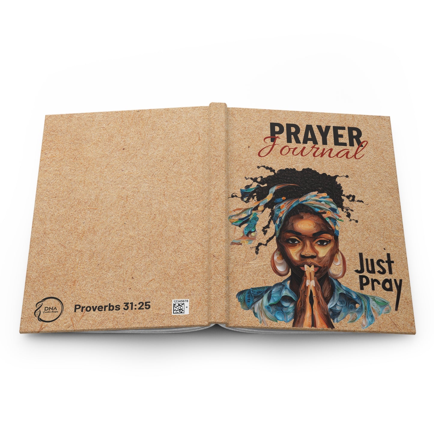 Just Pray Hard Cover Prayer Journal - Empowered