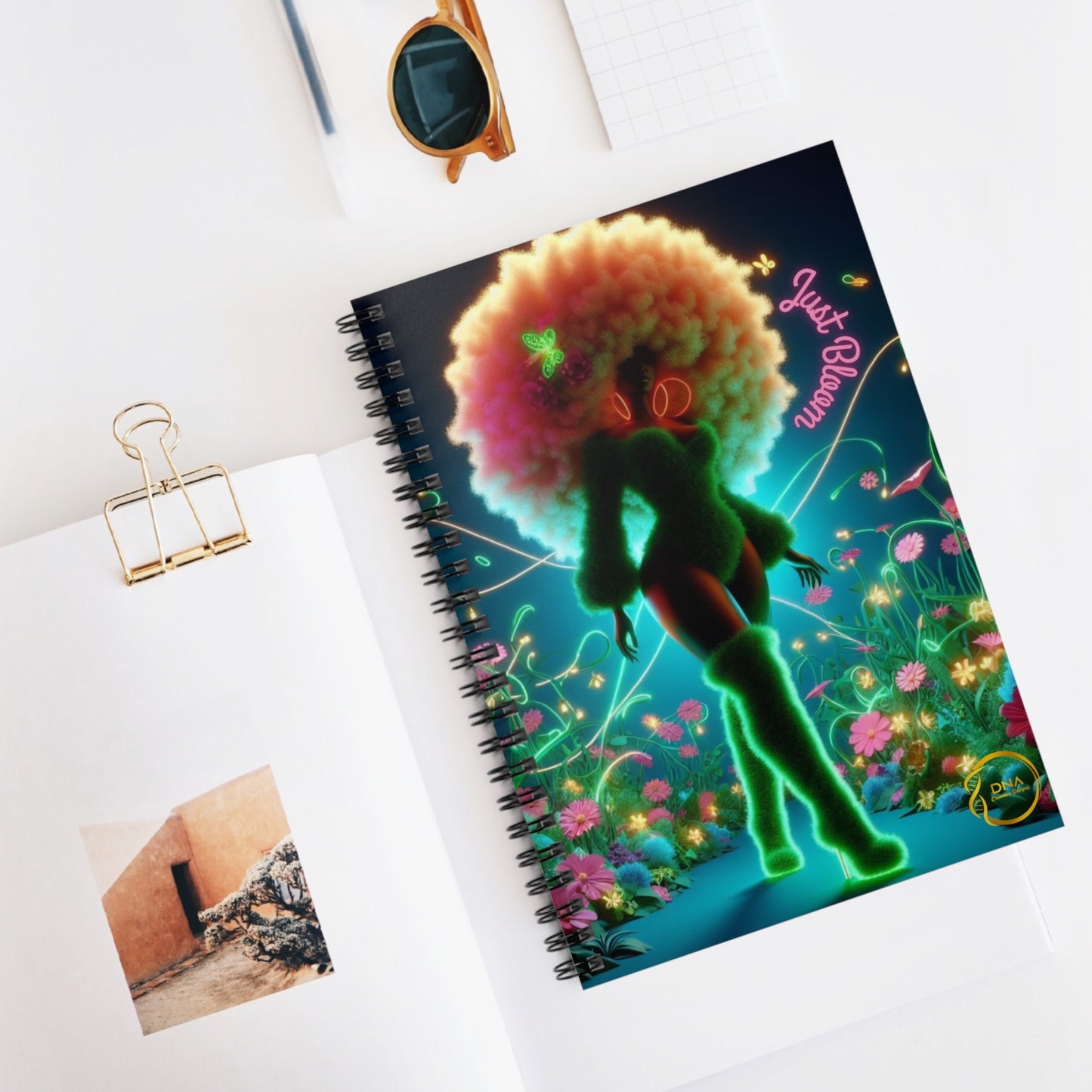 Just Bloom Spiral Notebook