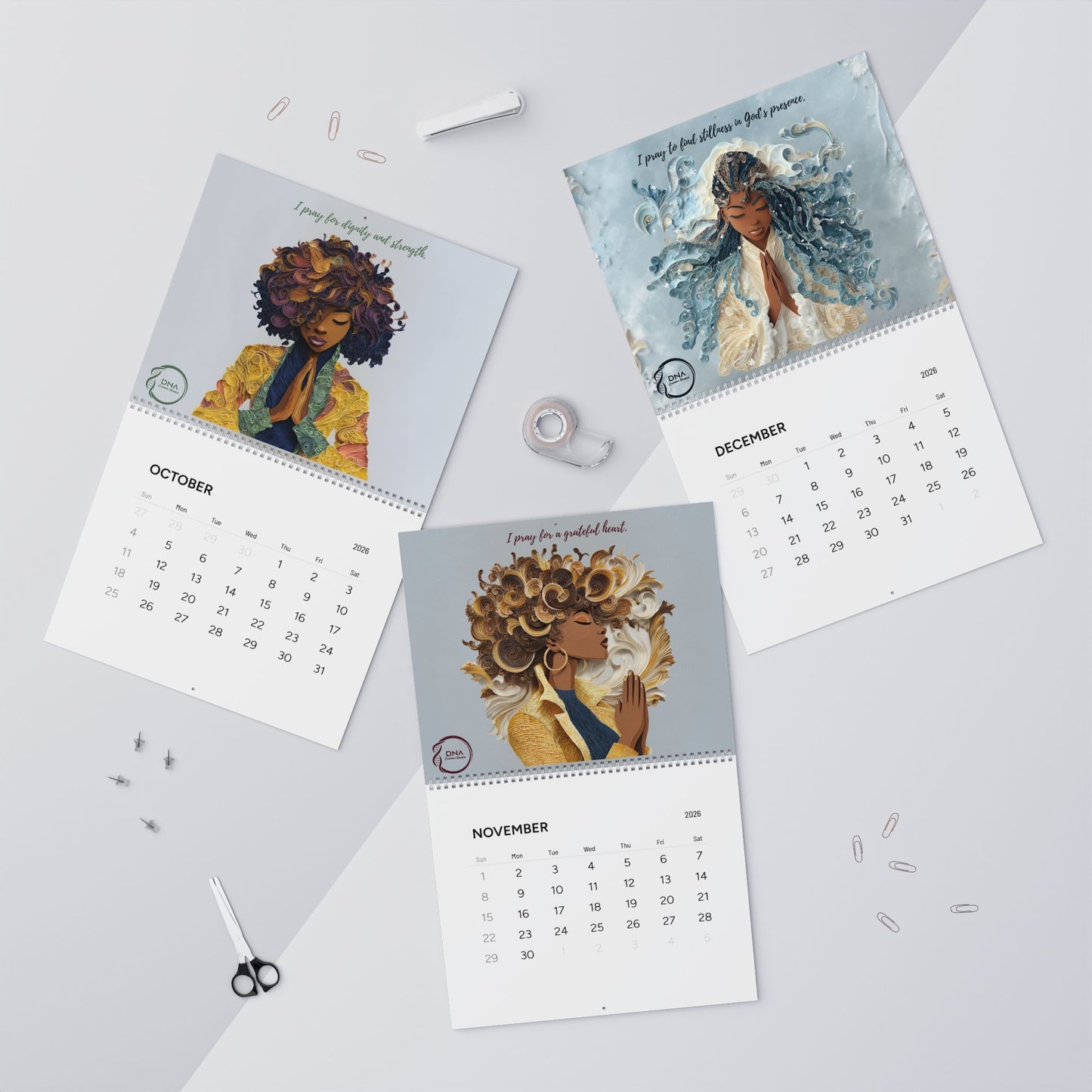 Just Pray 2026 Wall Calendar