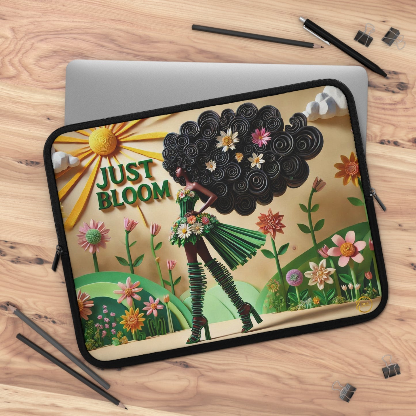 Just Bloom Laptop Sleeve - Pattern II