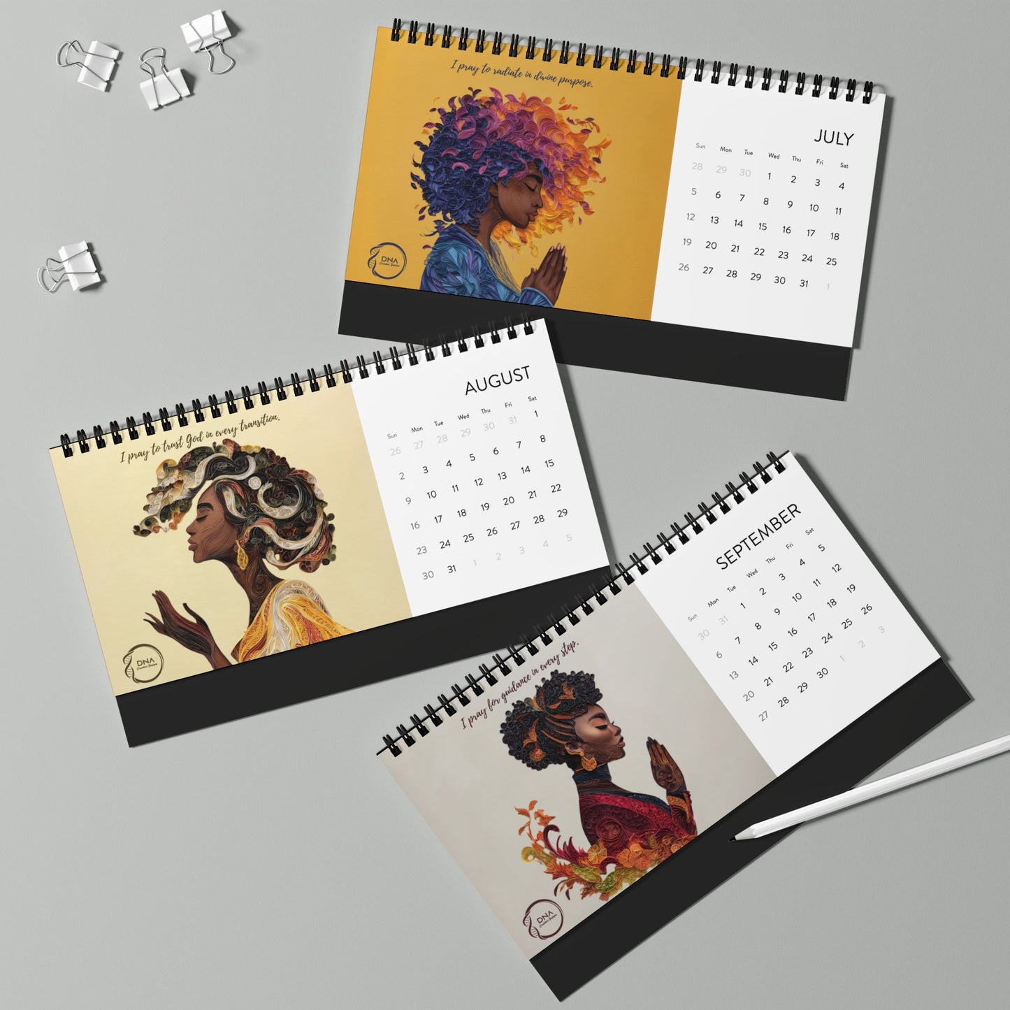 Just Pray 2026 Desktop Calendar