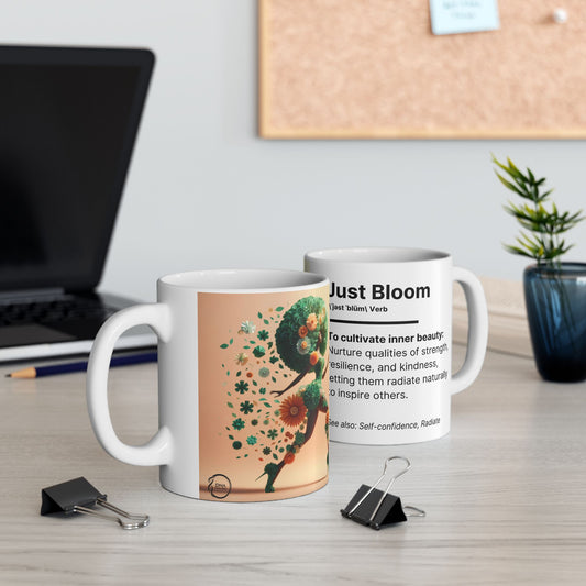 Just Bloom Ceramic Cultivate Mug, (11oz)