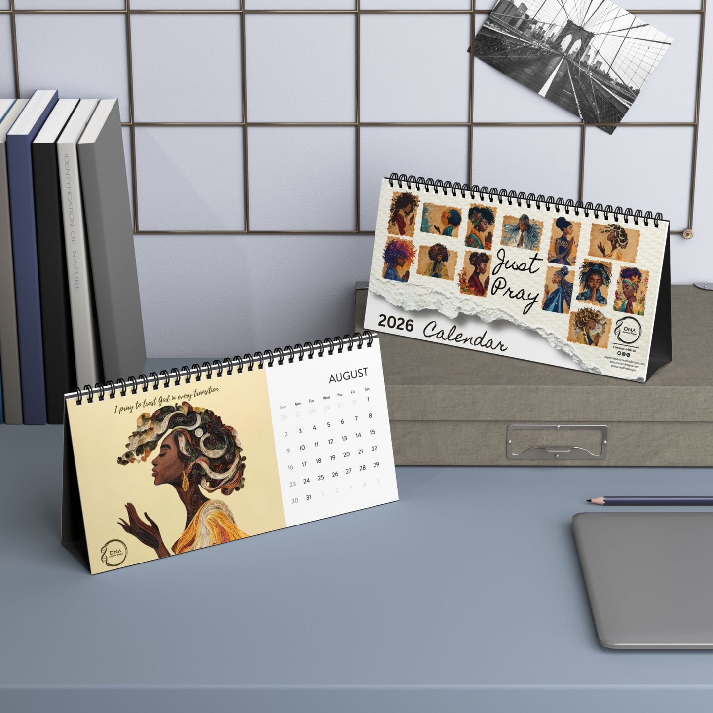 Just Pray 2026 Desktop Calendar