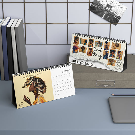 Just Pray 2026 Desktop Calendar