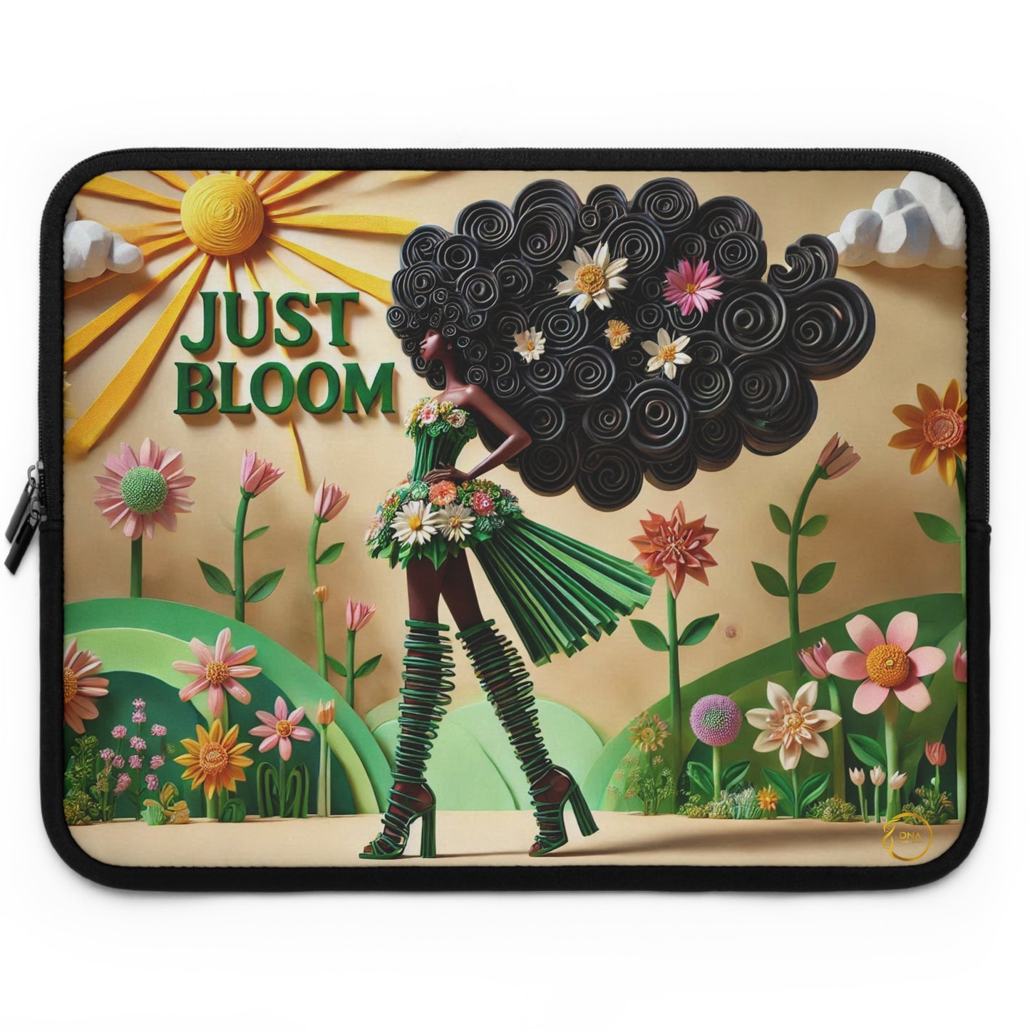 Just Bloom Laptop Sleeve - Pattern II