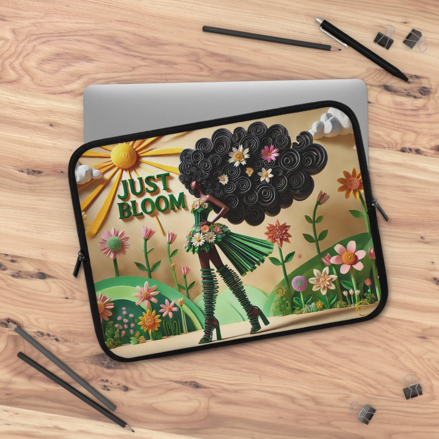 Just Bloom Laptop Sleeve - Pattern II