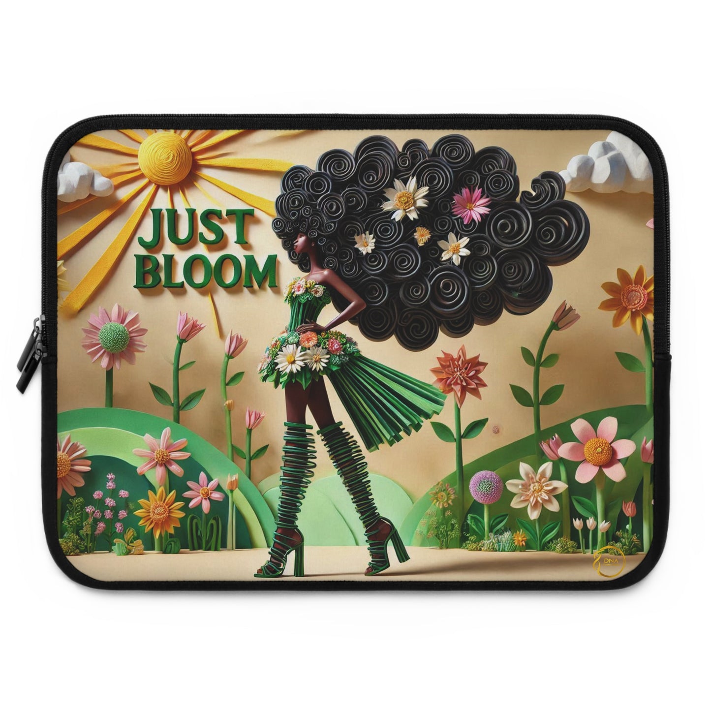 Just Bloom Laptop Sleeve - Pattern II