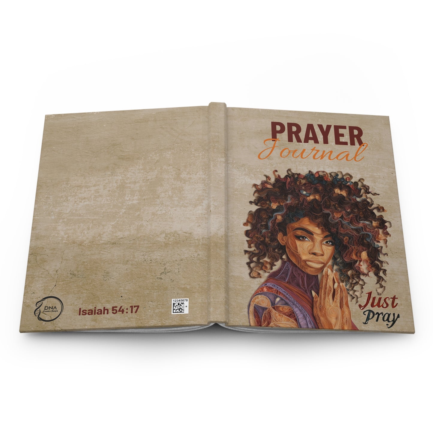 Just Pray Hard Cover Prayer Journal - Protected
