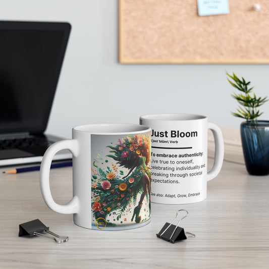 Just Bloom Ceramic Embrace Mug, (11oz)