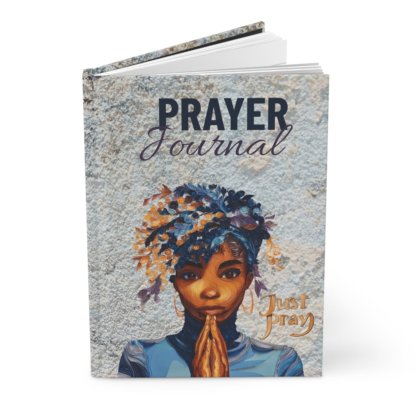 Just Pray Hard Cover Prayer Journal - Invincible