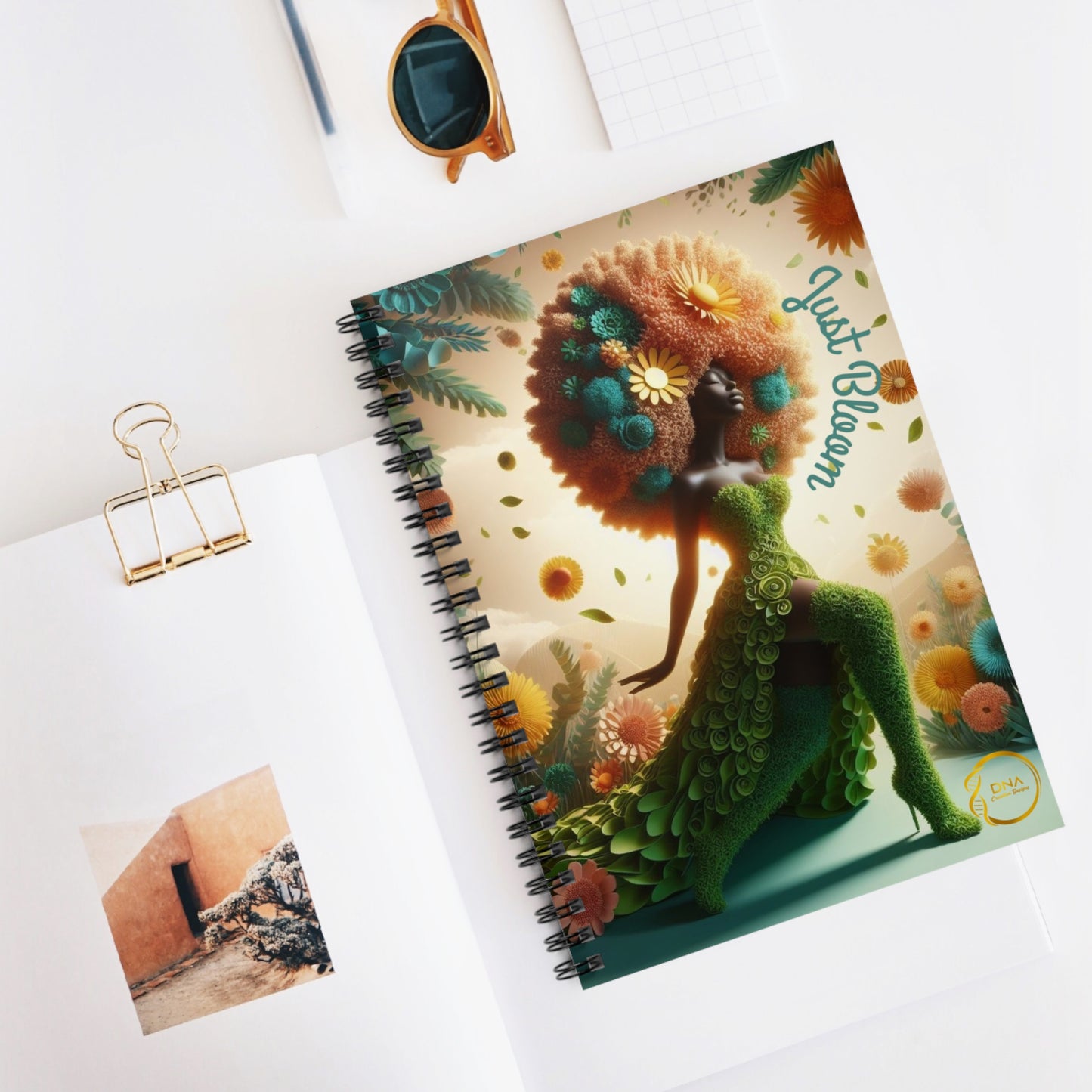 Just Bloom Spiral Notebook