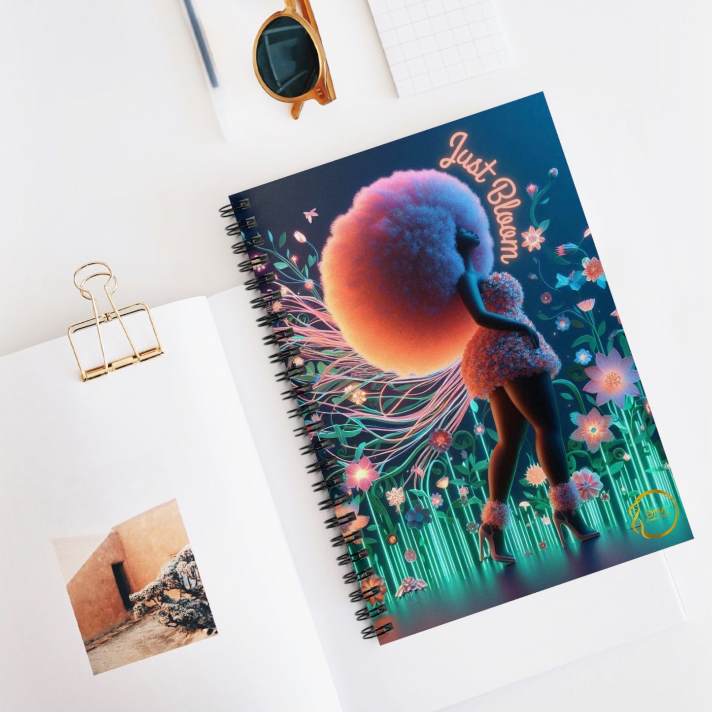 Just Bloom Spiral Notebook