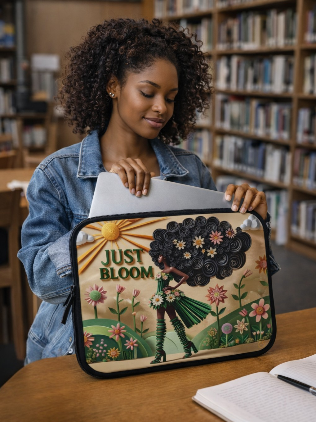 Just Bloom Laptop Sleeve - Pattern II