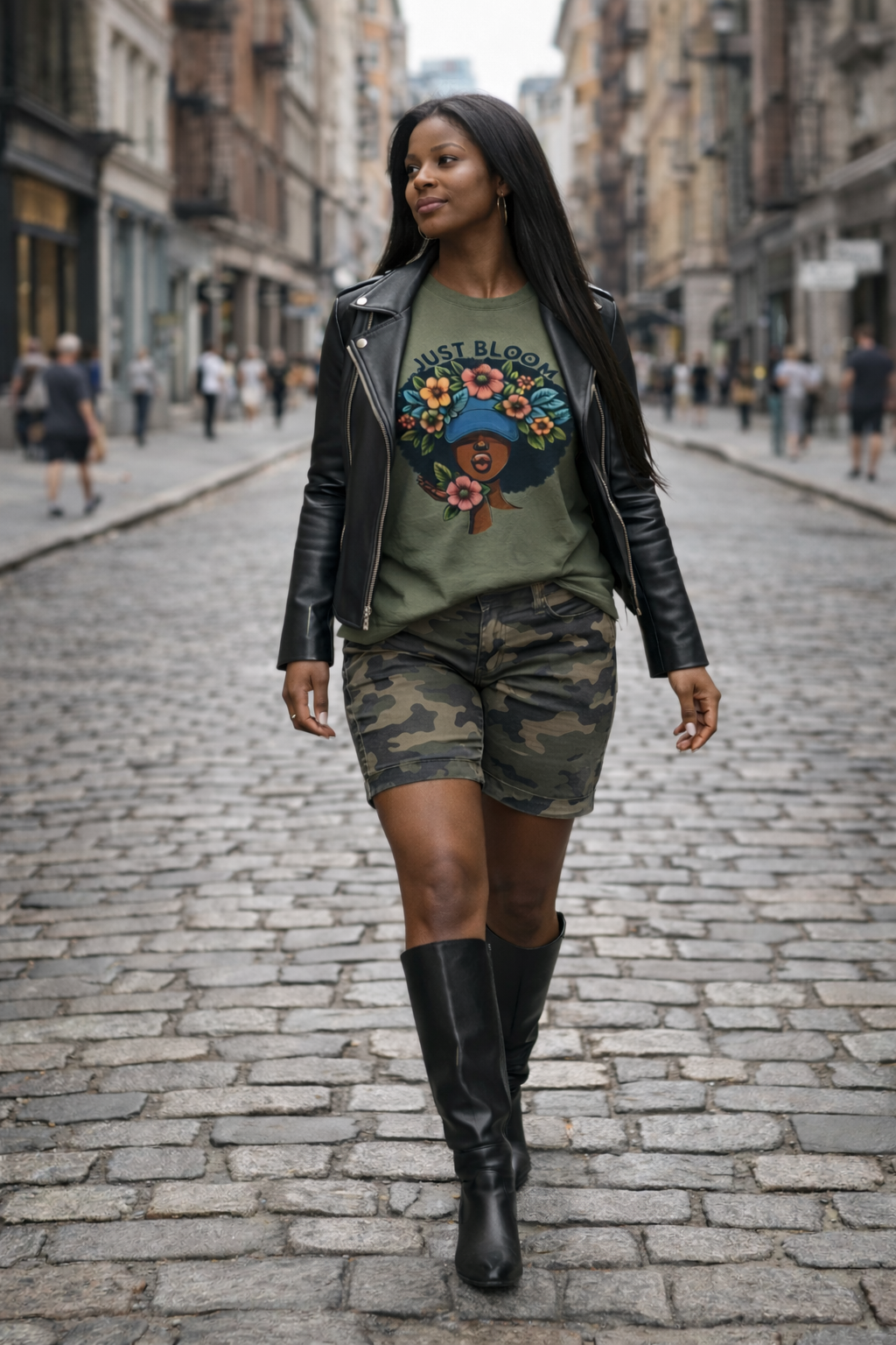 Just Bloom Don’t Cap Heavy Cotton T-Shirt
