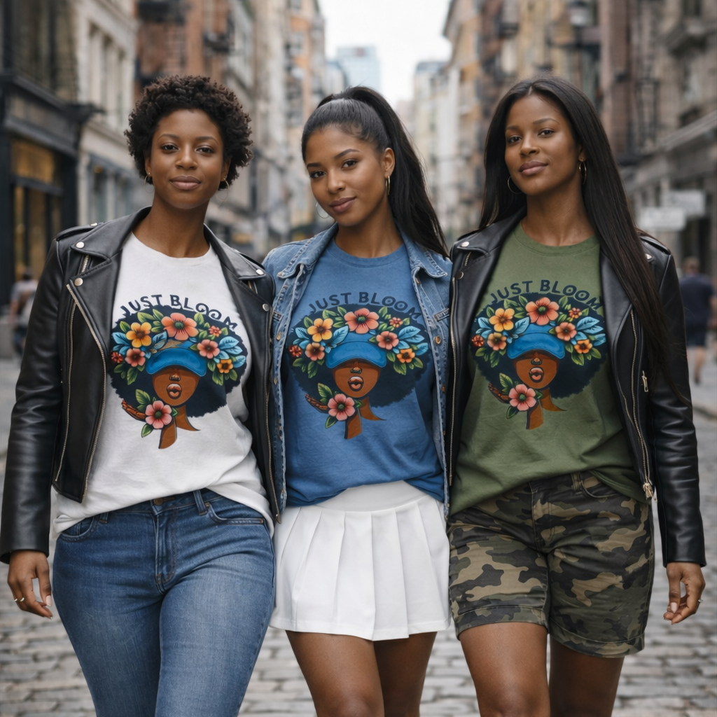 Just Bloom Don’t Cap Heavy Cotton T-Shirt