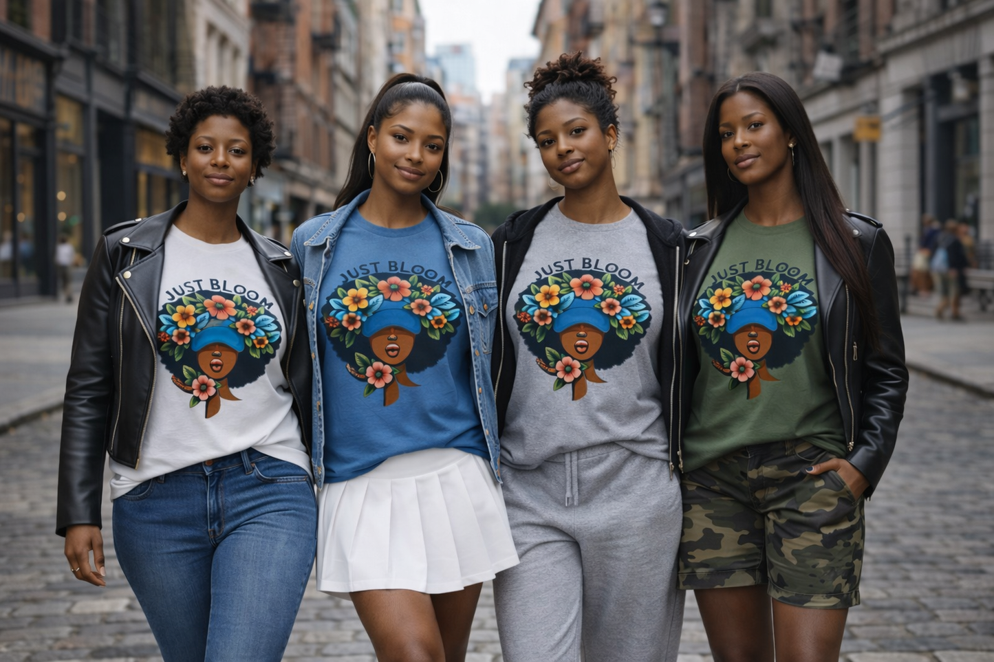 Just Bloom Don’t Cap Heavy Cotton T-Shirt