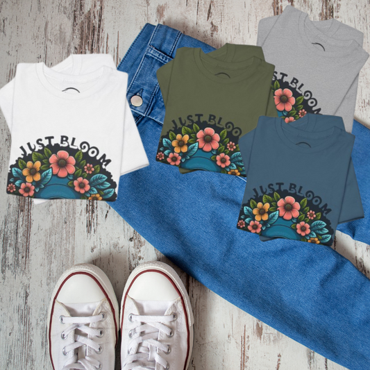 Just Bloom Don’t Cap Heavy Cotton T-Shirt