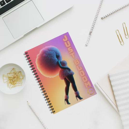 Just Bloom Spiral Notebook